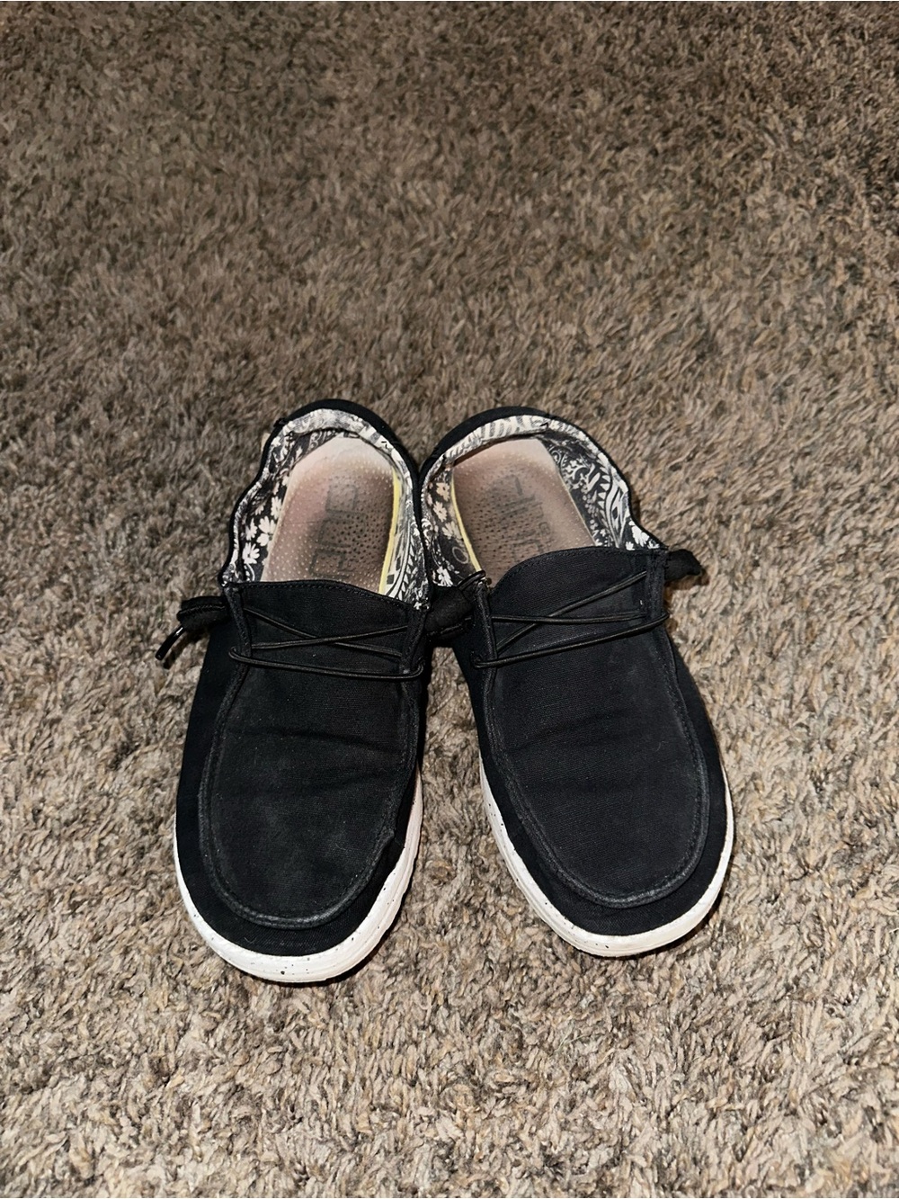 Hey Dude Black Casual Slip-On Shoes - Picture 3 of 3